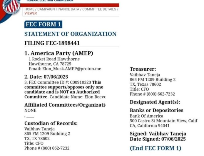 自立门户创建新党，马斯克不管特斯拉死活了？