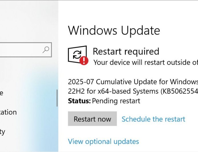 微软 Win10 22H2/21H2 推送 7 月累积更新：修复 137 个漏洞