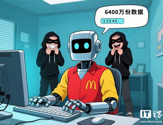 麦当劳 AI 招聘工具被曝存在特大安全漏洞：密码“123456”即可访问超 6000 万申请者数据