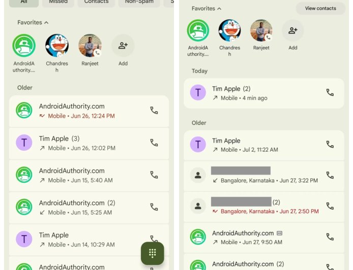 原生安卓第一方电话 App 新版本曝光：引入更多谷歌 Material 3 设计语言