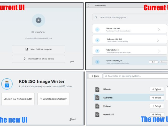 KDE ISO Image Writer 界面将焕新：迁移 QML、可直接下载 ISO 镜像