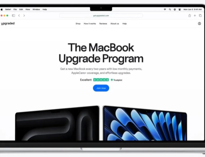 第三方电商平台为苹果 MacBook 推出“以租代买”计划,每月付 33.28 美元每两年可更换最新款产品