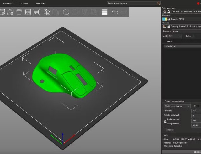 博主自制“左撇子版”罗技 MX Master 3 鼠标改造套件，3D 打印外壳便于相应用户轻松使用