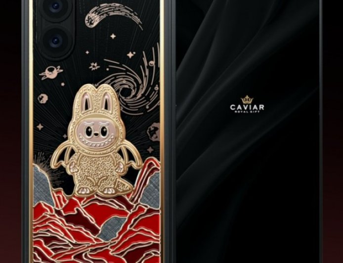 Caviar 再出手：三星 Galaxy Z Fold / Flip7 24K 金特别版问世，灵感来自 Labubu