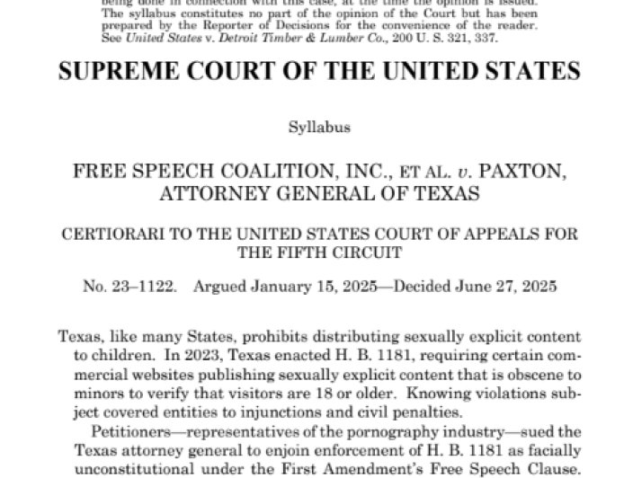 美国最高院数据隐私分水岭：未成年保护和信息泄露如何两全？