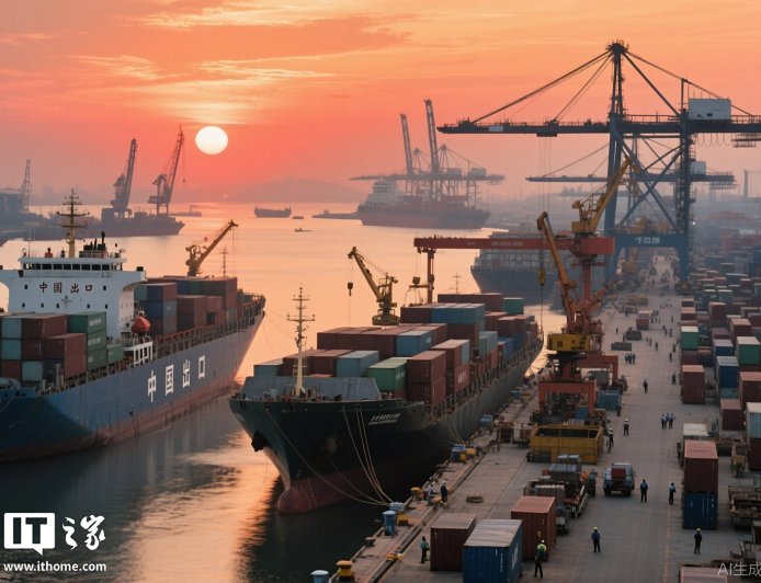 海关总署：去年我国工业机器人出口市场份额跃居全球第二，今年上半年增长 61.5%