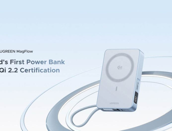 绿联公布首款 Qi 2.2 认证移动电源，支持 25W 无线充电