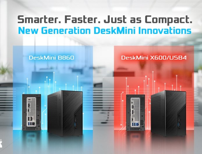 华擎正式发布 LGA1851 桌面级迷你主机 DeskMini B860，支持雷电 4