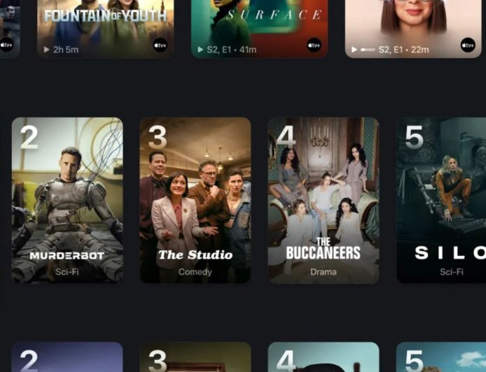 苹果 iOS / tvOS 26 升级 TV 应用：新海报布局设计、“液态玻璃”改造等