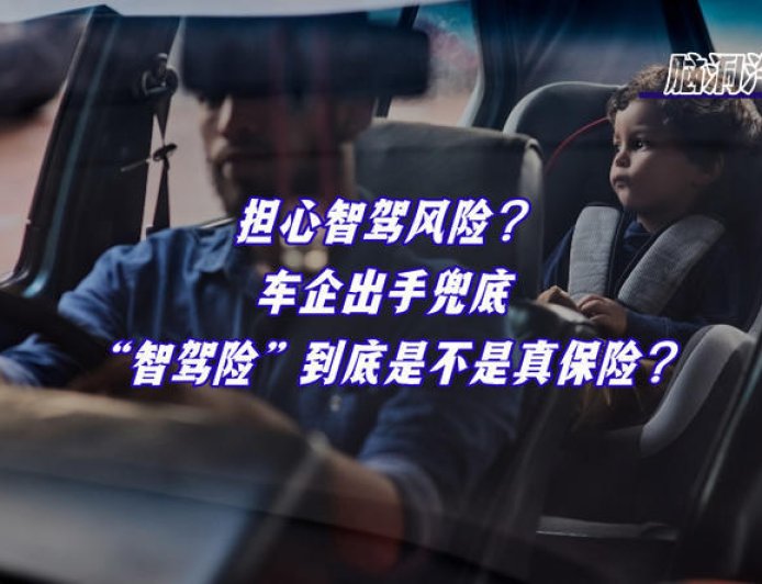 车主智驾，车企托底，智驾险到底是不是真保险？