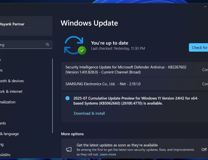 微软 Win11 24H2 发布 7 月可选更新:增强 Recall、蓝屏改黑屏