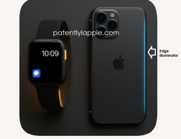 避免频繁点亮 iPhone、Apple Watch 屏幕,苹果边缘照明专利曝光