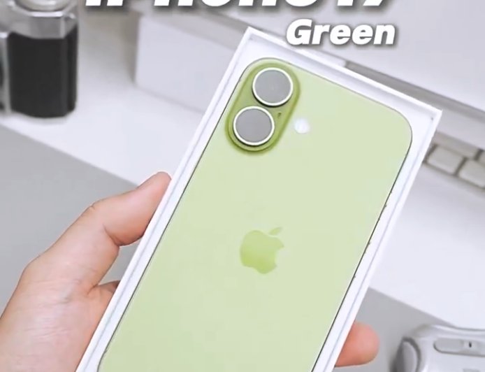 绿色版苹果 iPhone 17 机模上手视频曝光