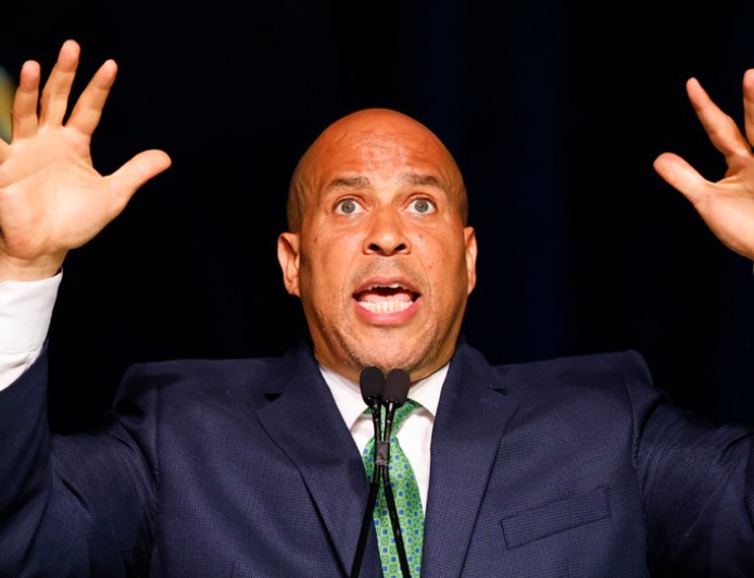 MSNBC Democrats mock Cory Booker's 'political theater' stunt on the Senate floor
