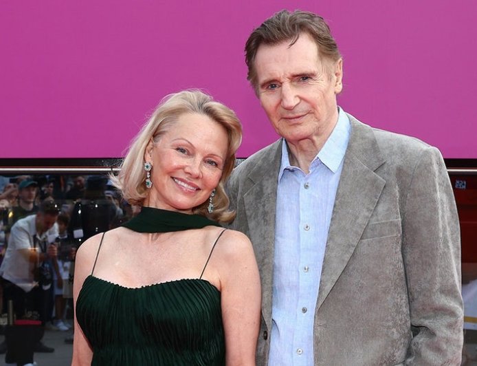 Liam Neeson and Pamela Anderson develop hot chemistry after he swore off dating
