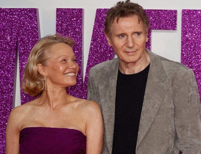 Pamela Anderson Reportedly Still 'Figuring Things Out' With Liam Neeson Amid Budding Romance