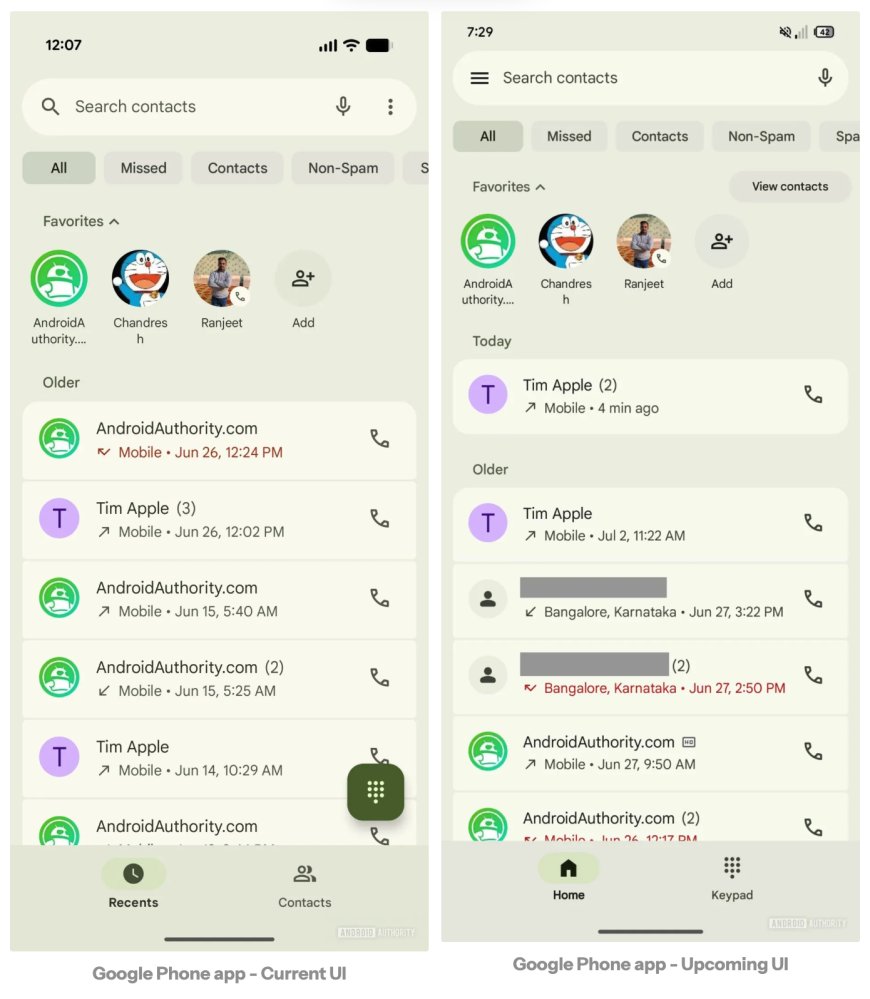 原生安卓第一方电话 App 新版本曝光:引入更多谷歌 Material 3 设计语言