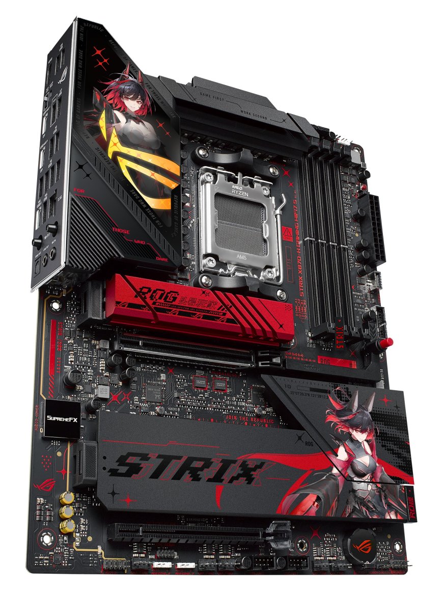 华硕推出 RO姬 主板 STRIX X870-H GAMING WIFI7 S,2799 元