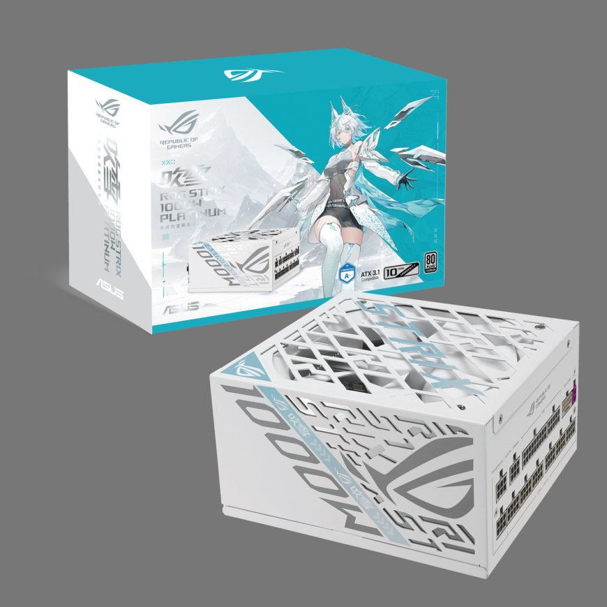 华硕推出 ROG STRIX 白金雷鹰吹雪氮化镓电源:千瓦功率,1799 元