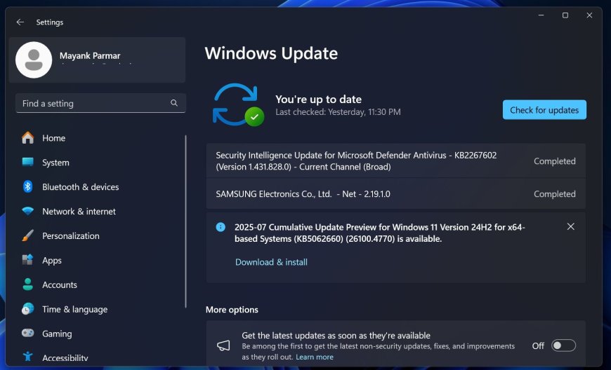 微软 Win11 24H2 发布 7 月可选更新:增强 Recall、蓝屏改黑屏