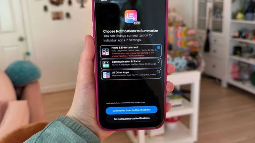 苹果 iOS 26 重启新闻和娱乐通知摘要:斜体展示、标注 AI 生成