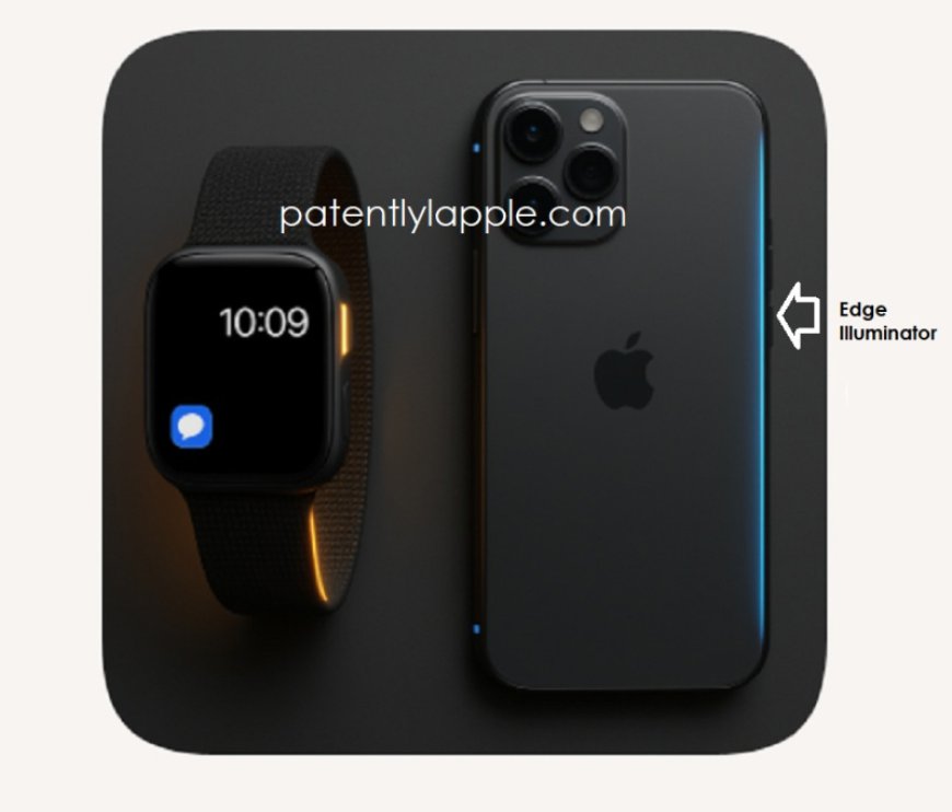避免频繁点亮 iPhone、Apple Watch 屏幕,苹果边缘照明专利曝光