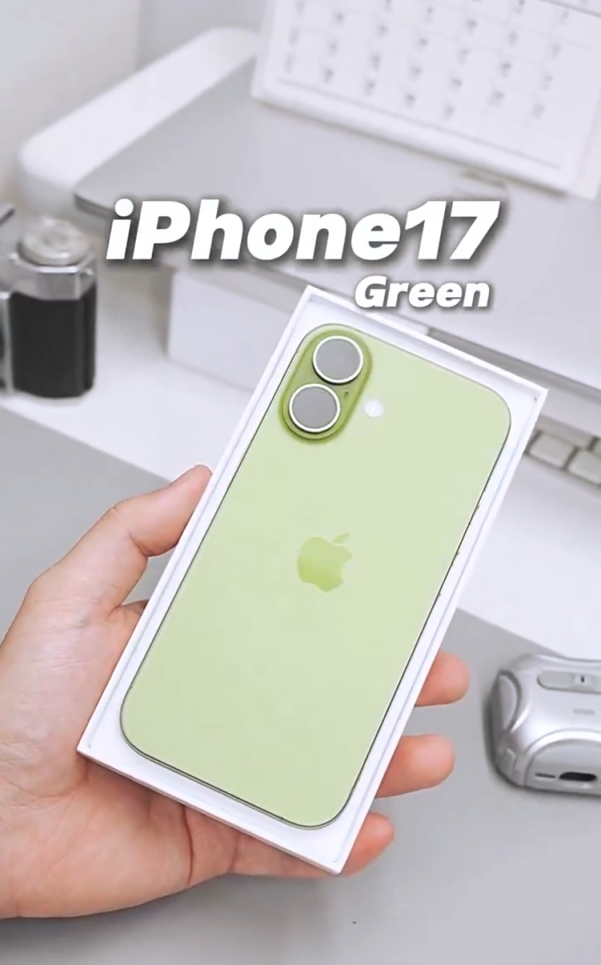 绿色版苹果 iPhone 17 机模上手视频曝光