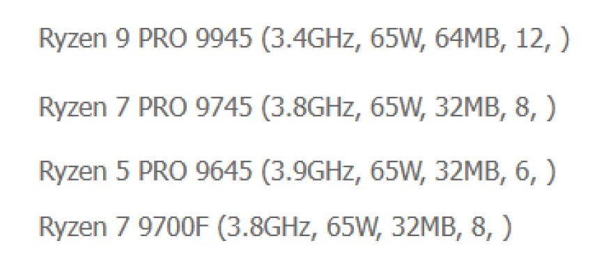 华硕确认 AMD 将推出锐龙 PRO 9000 系列台式机处理器,涵盖 6/8/12 核心配置
