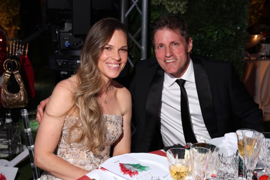 Hilary Swank Has Glam Date Night With Husband Philip for Her 51st Birthday