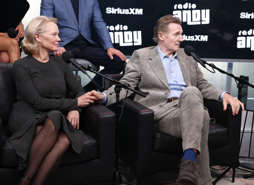 Pamela Anderson Praises Boyfriend Liam Neeson's 'Charm and Charisma'