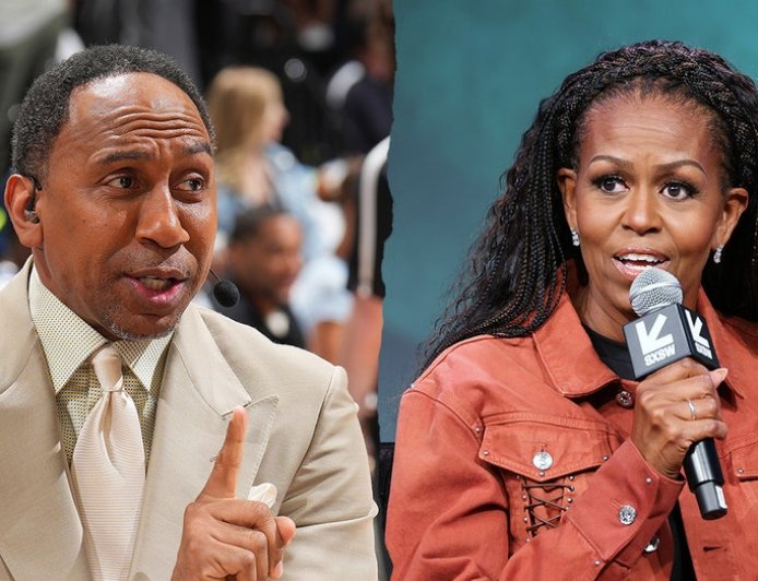 Stephen A. Smith hits back at Michelle Obama, 'still ... salty' at her Trump vote comments