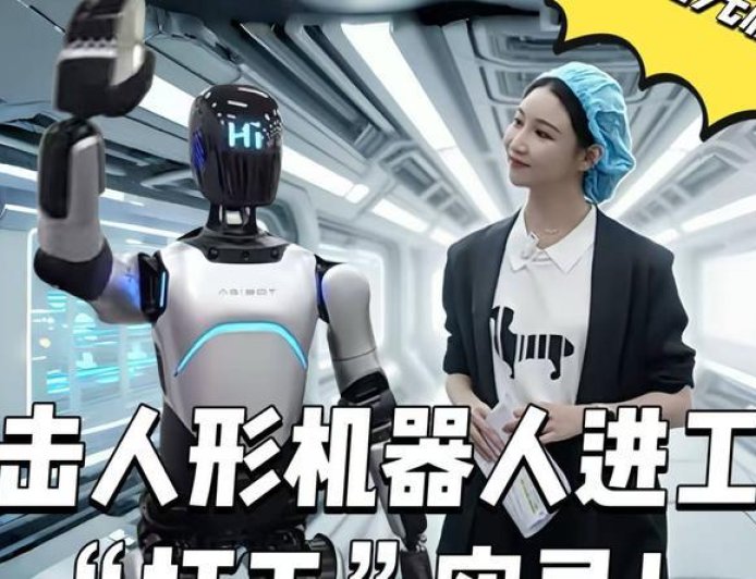 人形机器人进工厂“打工”实录｜对话智元机器人