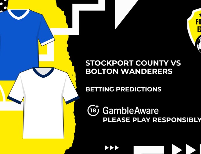 Stockport County vs Bolton Wanderers predictions, odds and betting tips