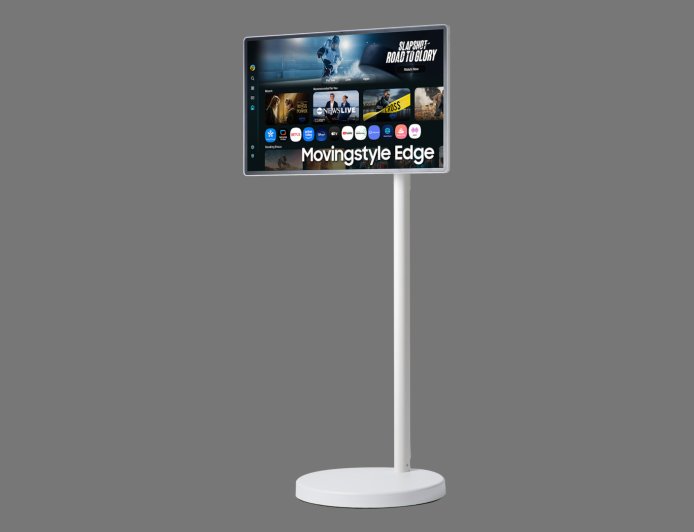 三星推落地式可移动智能显示器 Movingstyle Edge：32 英寸 4K 60Hz VA