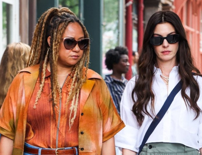 Anne Hathaway and Tracie Thoms Film ‘Devil Wears Prada 2’ Scenes in NYC