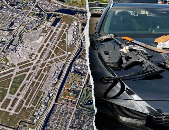 Man arrested with fully loaded AR-15 and knives outside Palm Beach airport frequented by Trump