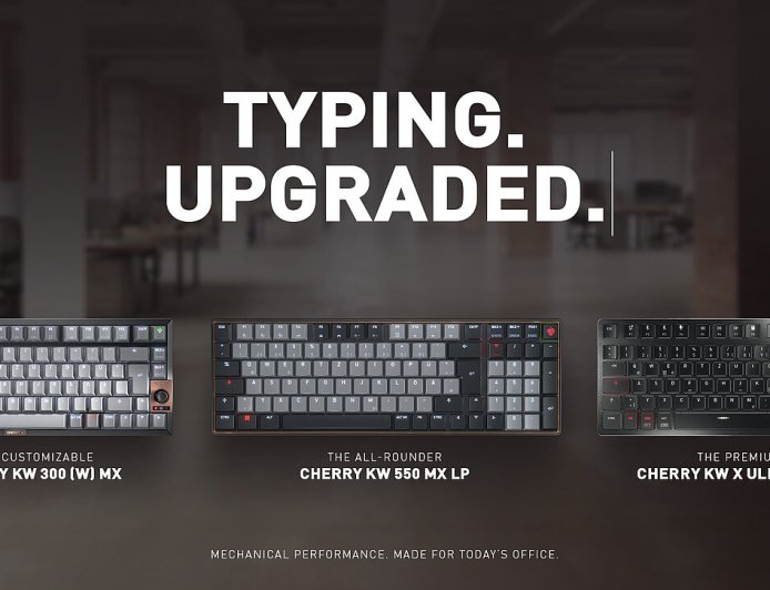 CHERRY 樱桃推出三款四型 KW 系列机械键盘，面向现代办公场景