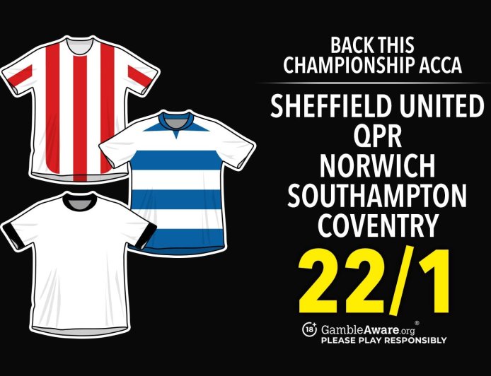 Back this 22/1 Championship acca for opening weekend