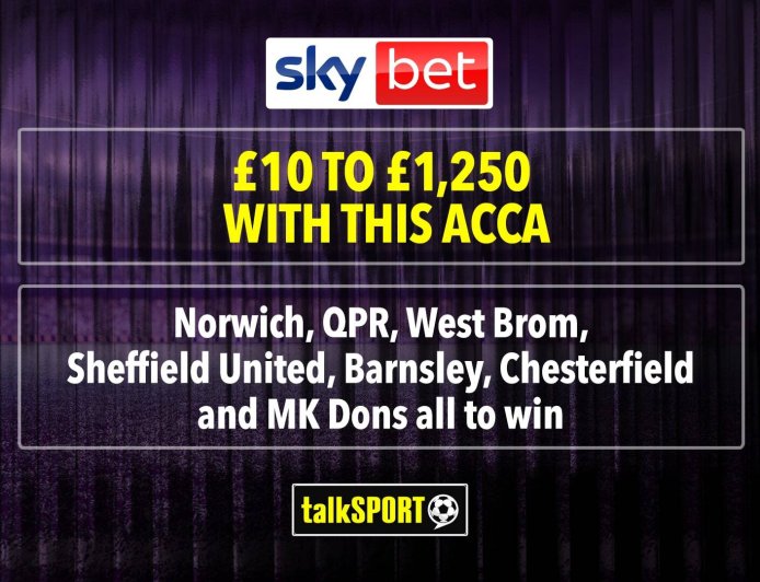 Turn £10 into over £1,250 with this Saturday’s 125/1 accumulator on Sky Bet