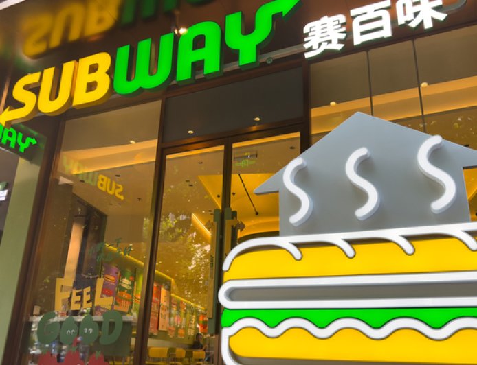 赛百味正在中国快速拓店，未来每年至少开300家