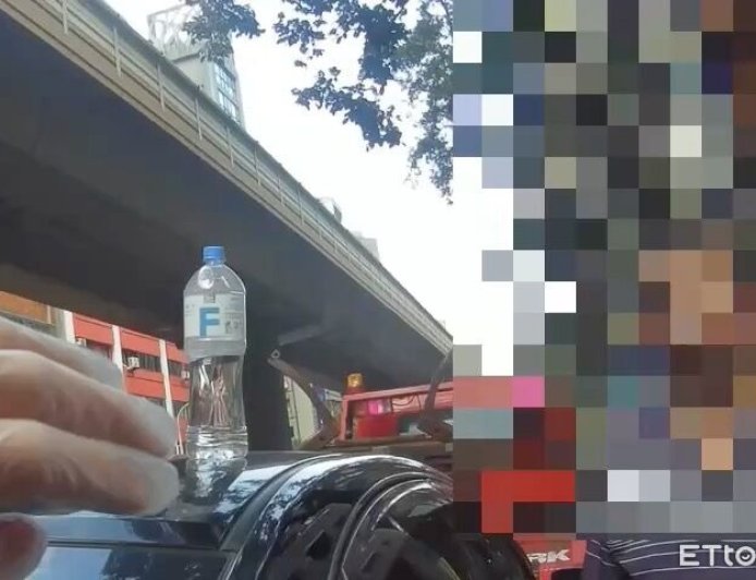 大安區連撞6車！　毒蟲「精神渙散」想尿遁滅證