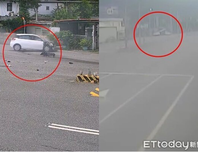 奪命瞬間曝!無良女吞安眠藥撞死花蓮婦 夫妻看診天人永隔