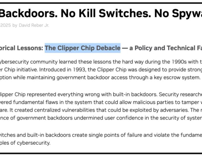 美国如何给芯片安“后门”