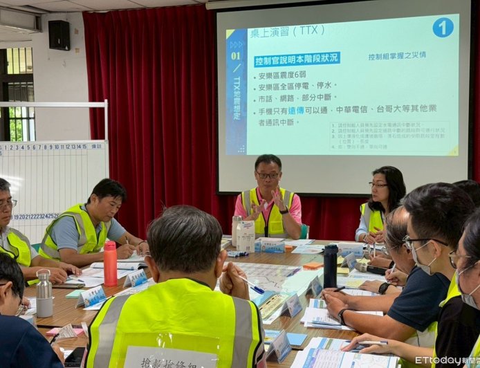 基隆安樂區模擬6.9強震演練 強化跨單位協作災害應變力