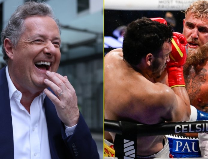 &#8216;Kiss the ring&#8217; &#8211; Jake Paul mocks Piers Morgan as broadcaster forced into huge clarification