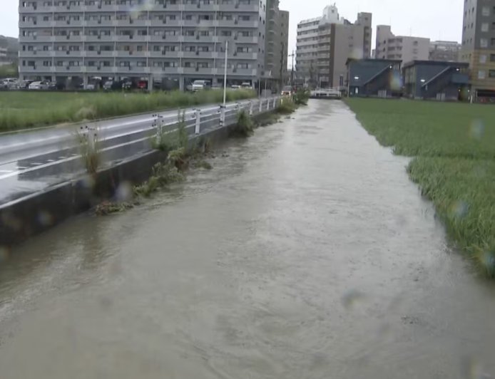 福岡2男女「遭暴漲河水沖走」失蹤 破紀錄大雨轟日本九州