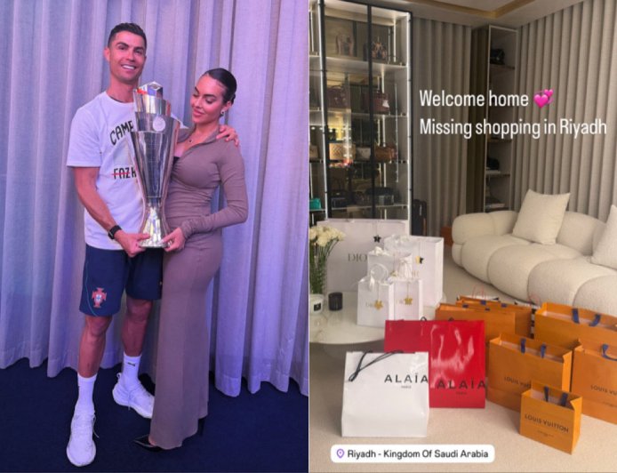 C羅日賺兩千萬登最賺球員寶座　女友狂敗精品擺整間