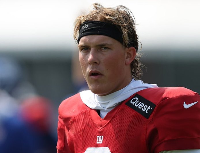 Giants' Jaxson Dart goes viral as New Jersey toll options leave rookie confused