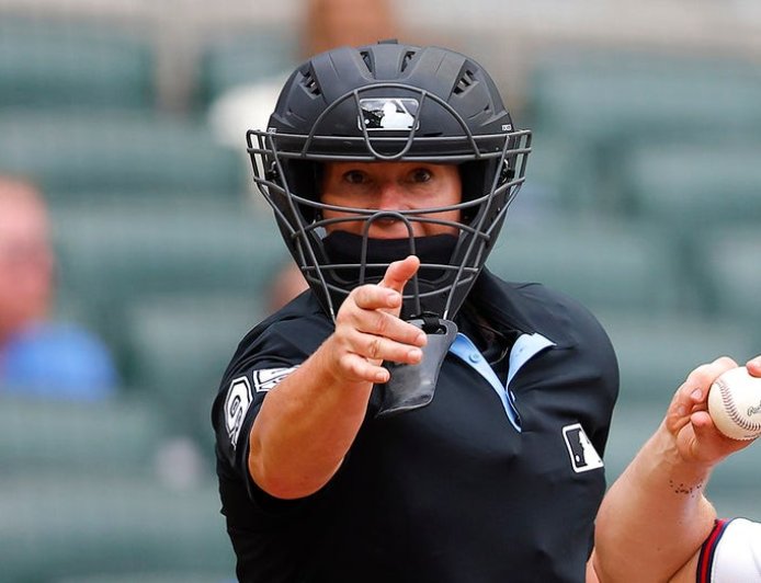 Historic female MLB umpire Jen Pawol's debut performance results behind home plate are finally in
