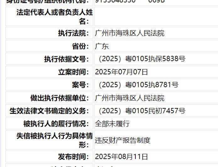 哪吒汽车成老赖，被列为失信被执行人
